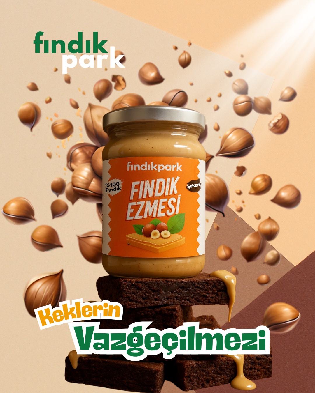 Fındık Ezmeli Kek Tarifi